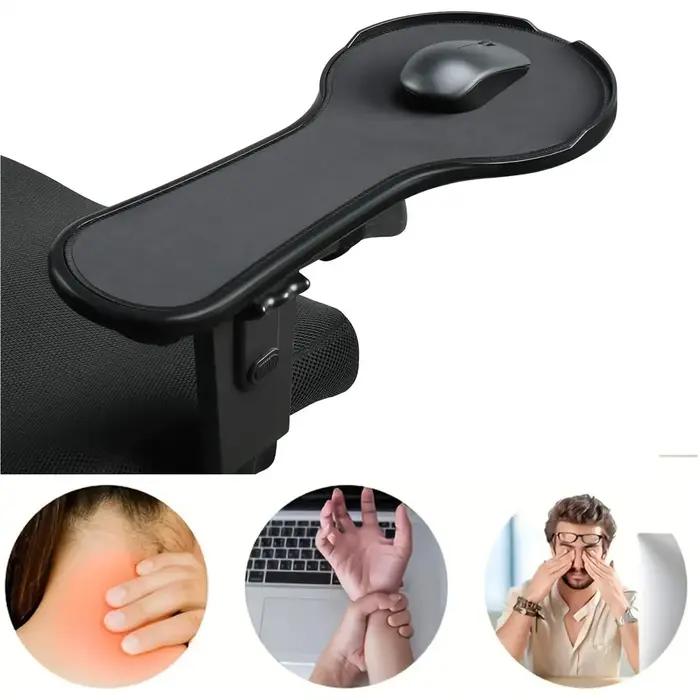 Support de bras et repose-poignet pour bureau, support de bras pour ordinateur, tapis de souris anti