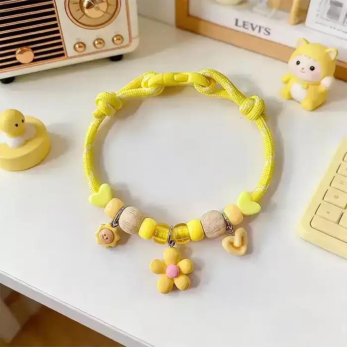 Collier anti-puces et tiques réglable en bois de camphre