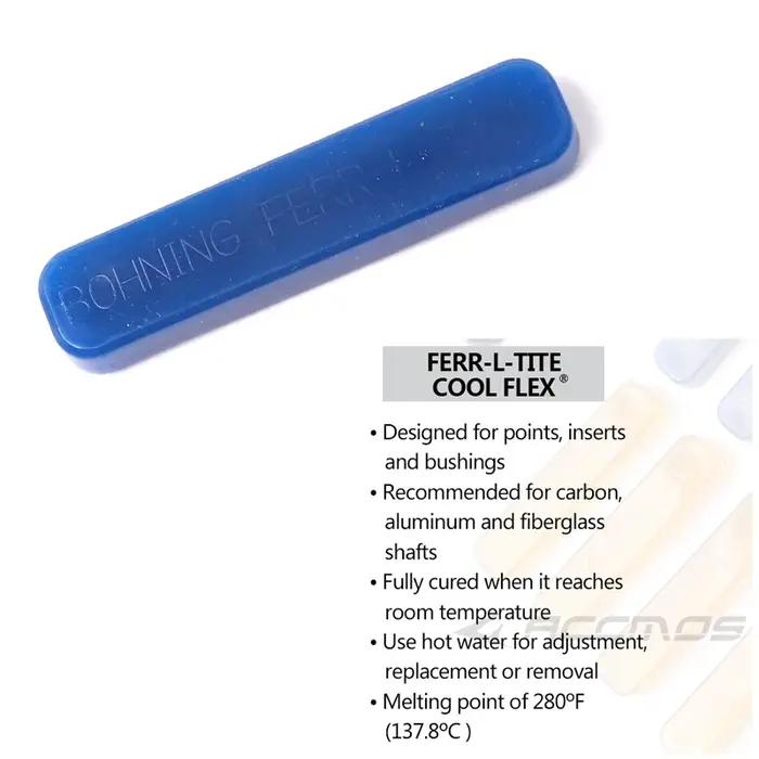 Bâton de colle pour arc et flèche de tir à l'arc tête de flèche insertion flèche épingles nock adhésif thermofusible haute température chasse sportivité