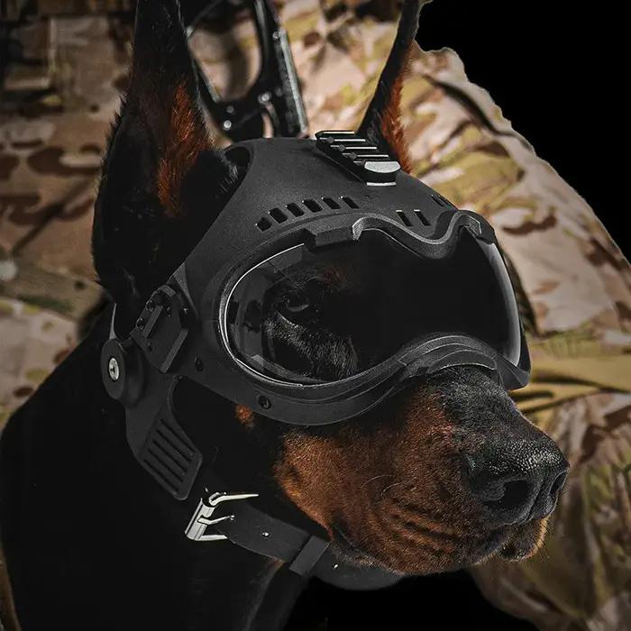 Casque tactique d'entraînement pour chiens K9