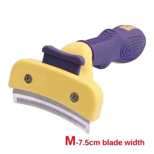 Brosse à poils pour animaux de compagnie, chien, chat, éliminateur de poils, peigne démêlant pour po