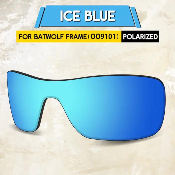 Lentilles de remplacement 100% Protection UV, 2 pièces, pour lunettes de soleil Oakley Batwolf OO910