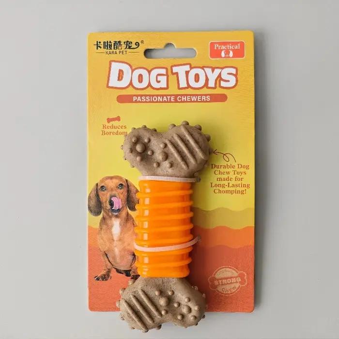 Jouet à mâcher en bois et plastique pour chiens grandes petites et moyennes occasions spéciales jeux partage plaisir