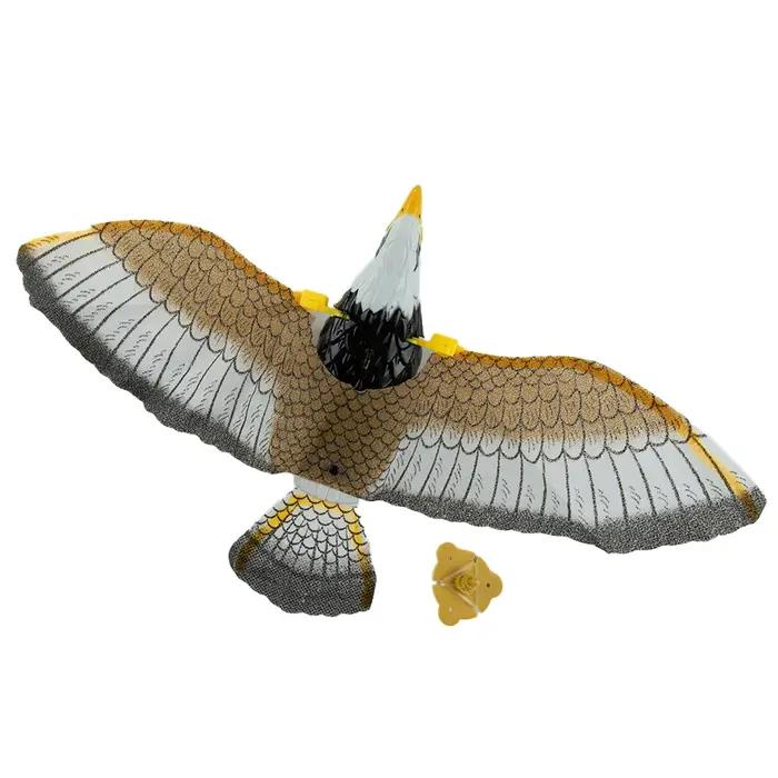 Eloigne-oiseaux suspendu en forme d'aigle pour jardin protection répulsif de type hibou volant éloigne-oiseaux de jardin chasse-gueules pour extérieur lutte antiparasitaire
