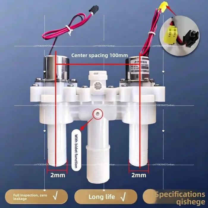 Vanne de chasse d'eau solénoïde intelligente pour toilettes, vanne à impulsion, vanne d'admission d'