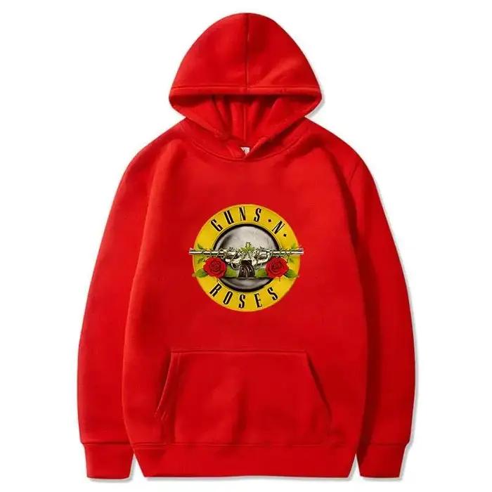 Sweats à capuche College Guns N Trash pour hommes et femmes, Hard Rock Band, Pull en coton, Vêtements de musique Hip Hop, Sweats à capuche Moleton