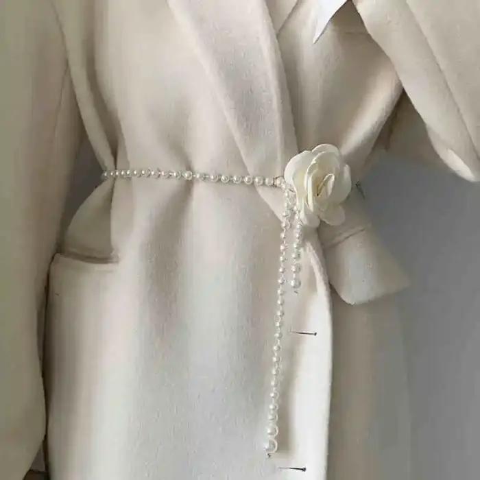 Ceinture de taille en perles pour femmes