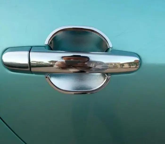Couvercle de poignée de porte de voiture chromé, autocollant de garniture, accessoires automobiles d