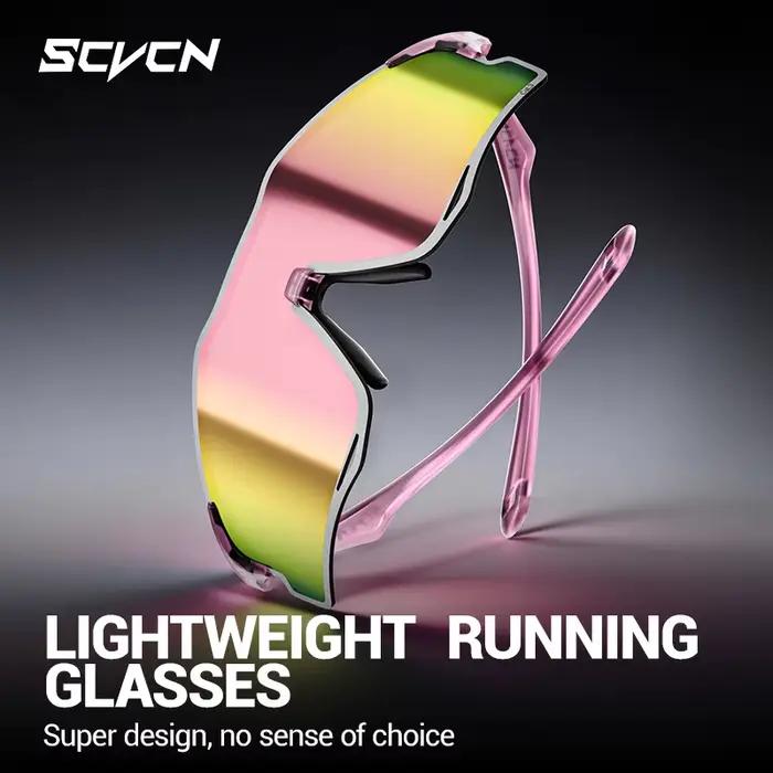 Lunettes de soleil SCVCN pour hommes, légères, pour la course à pied, le cyclisme, photochromiques,