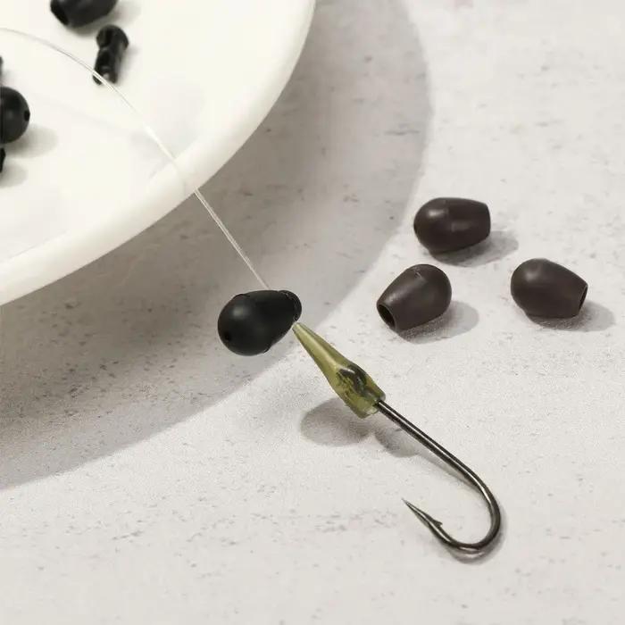 Perles à changement rapide, 20 pièces/ensemble, terminal de pêche à la carpe, outils d'alimentation,