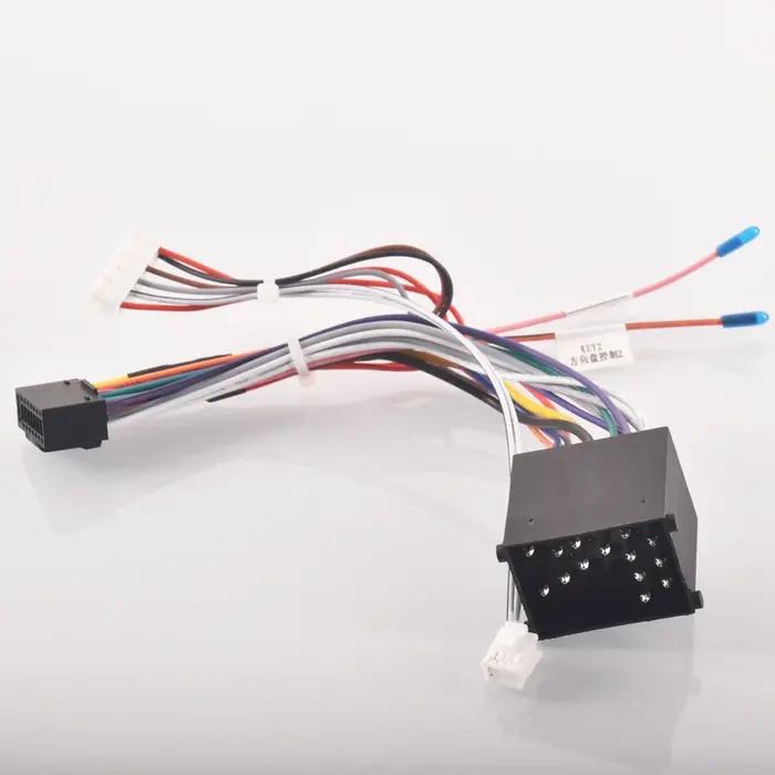 Adaptateur de câble de faisceau de câblage stéréo d'autoradio Android 16 broches pour BMW E46 série