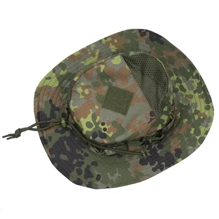 Chapeau tactique boonie camouflage - Protection solaire chasse randonnée pêche outdoor