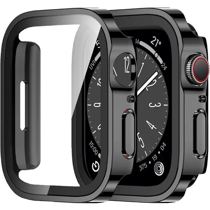 Étui étanche pour Apple Watch 7 8 9 45/41mm protecteur écran trempé iWatch SE 6 40/44mm Ultra 49mm