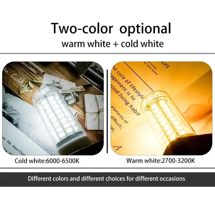Lampe LED E27 E14 AC 220V 230V 5730SMD, ampoule LED en maïs 24 36 48 56 69 72LED, lustre, bougie, éc
