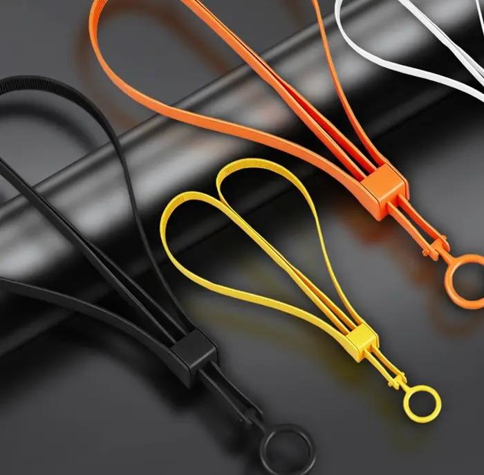 Lien plastique tactique serre-câble jaune