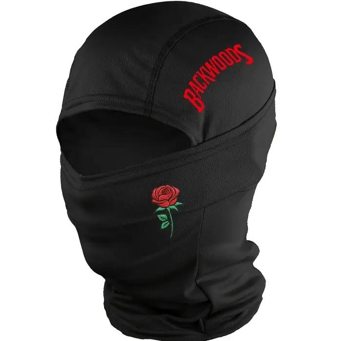 1 pièce/2 pièces en option-Rose BackWOODS imprimé cagoule chapeau coupe-vent anti-poussière respirant-unisexe sports