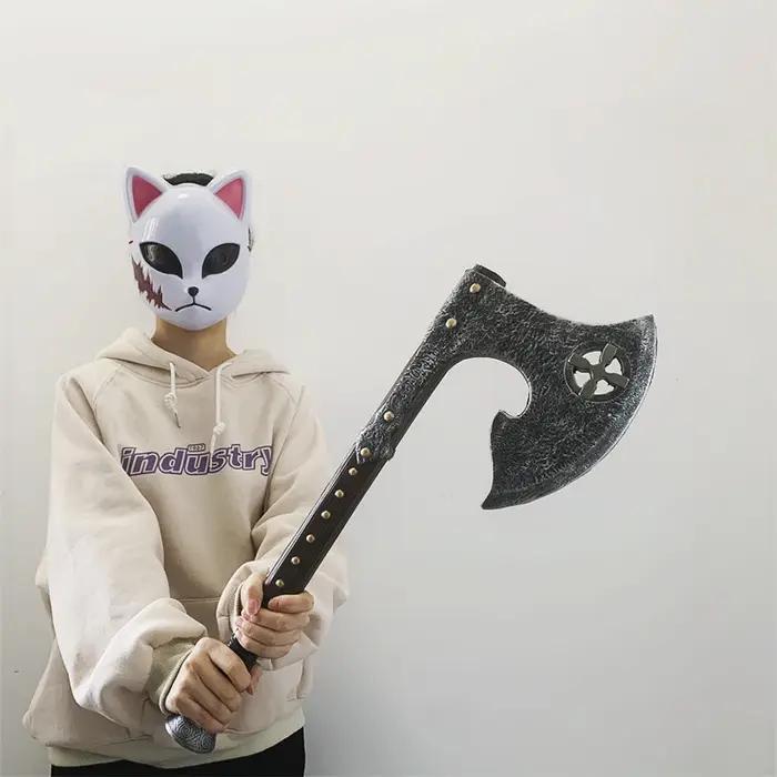 1:1 croisés médiévaux hache Cosplay lame de guerre occidentale armes Tomahawk sacrifice rôle accessoire bête