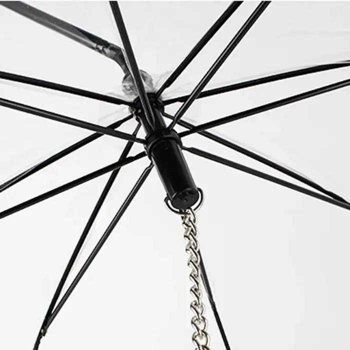 Parapluie transparent pour animaux de compagnie