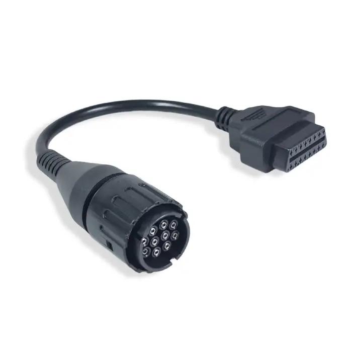 Adaptateur de câble pour moto BMW, câble de diagnostic, 10 broches à 16 broches, OBD2 OBDII