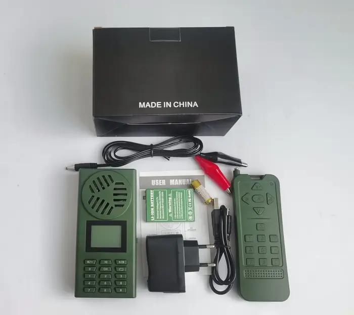 Appel électronique oiseaux X7S avec télécommande - Voix caille intégrée pour chasse canards oies