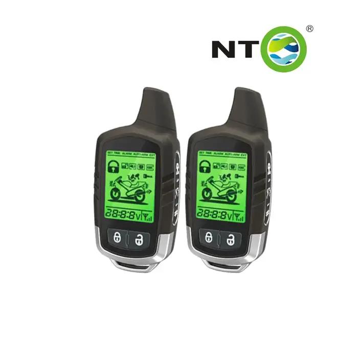 Alarme de sécurité NTO bidirectionnelle avec télécommande LCD pour motos sécurité à distance contrôle anti-détournement