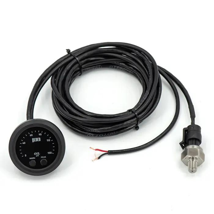 Jauge de pression d'huile électronique automatique universelle, ultra-mince, capteur 1/8 Npt, compte