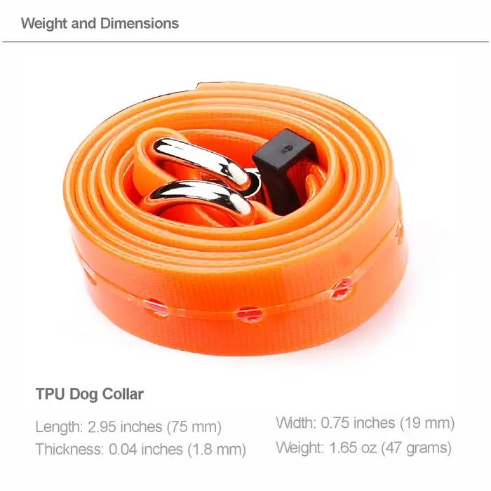 Collier de chasse rechargeable pour chien avec bip, étanche, avec 3 modes de fonctionnement et 8 sons