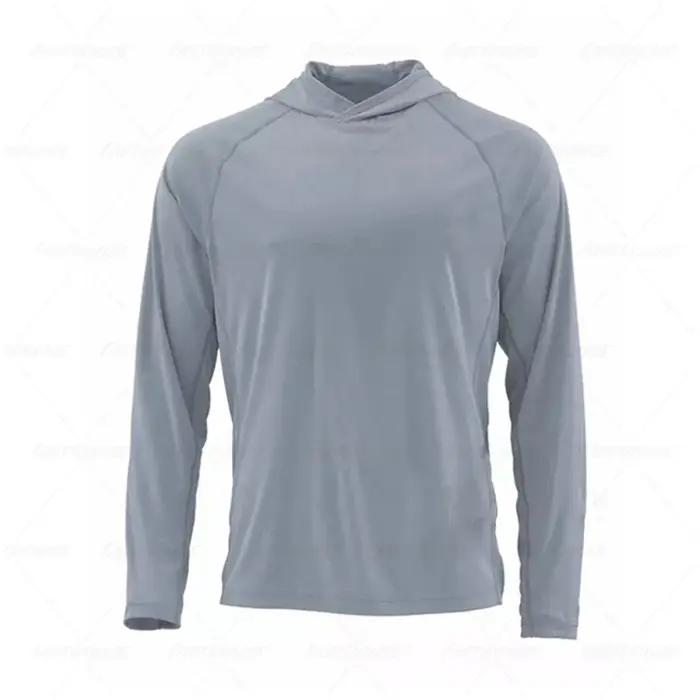 Veste de pêche homme à manches longues respirante protection UV capuche couleur variée ocasions spéciales pêche extérieur