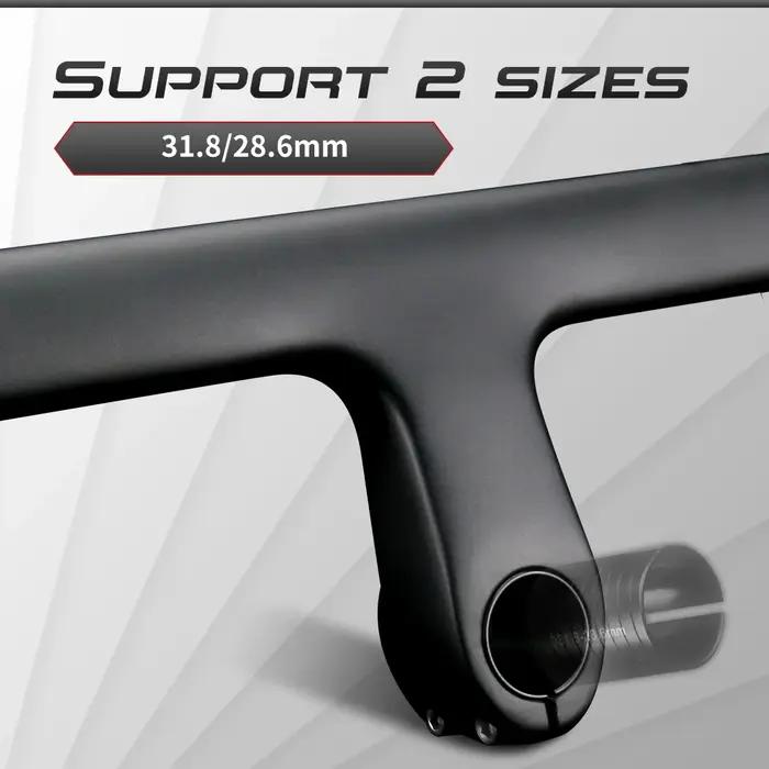 RXL SL guidon en carbone intégré OD2 28.6/31.8mm barre de poignée de vélo de route routage interne g