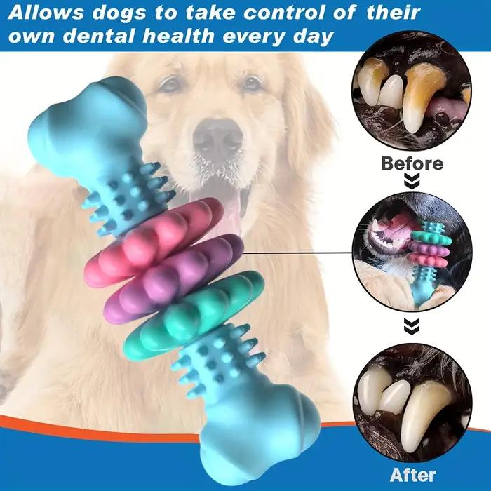 Jouet d'os à mâcher indestructible pour chien