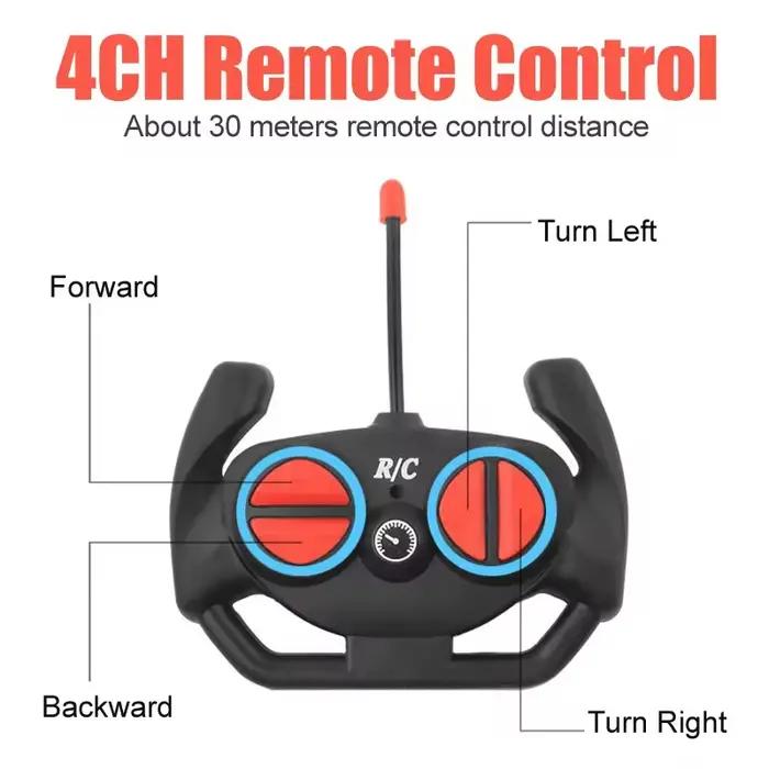 Voiture RC 2.4G 4CH télécommande 1:18 avec lumière LED voitures de sport haute vitesse Radio dérive