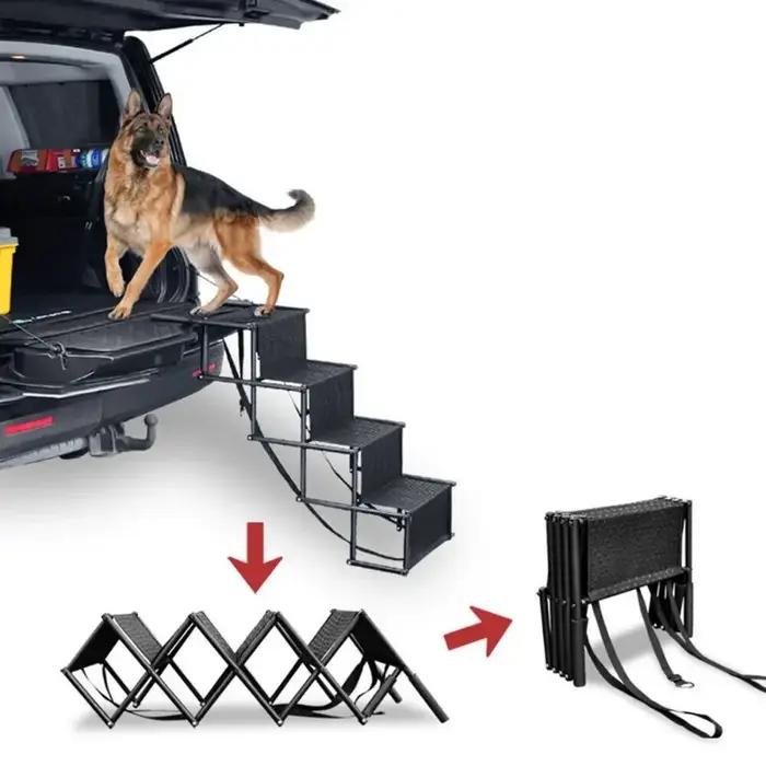 Rampes pliantes portables pour animaux de compagnie avec sangle