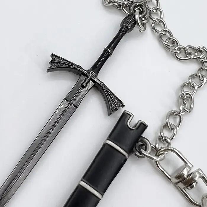 9cm Dark Sister Sword Visenya Targaryen Jeu GOT of Thrones American Drama Peripherals 1:12 Métal Arme Porte-clés Jouet Garçon Artisanat Dropshipping Vente en gros Offre Spéciale Cadeaux Nouvelle Arriv