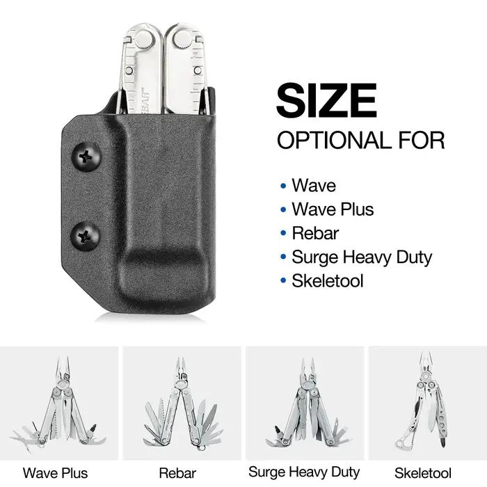 Gaine multi-outils Kydex pour pistolet et fleur, pour REBAR/SURGE HEAVY/SKELETOOL, pochette multi-ou