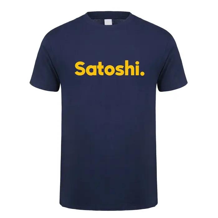 Bitcoin Satoshi t-shirt été hommes coton à manches courtes drôle Blockchain hauts t-shirts homme vêtements OT-051