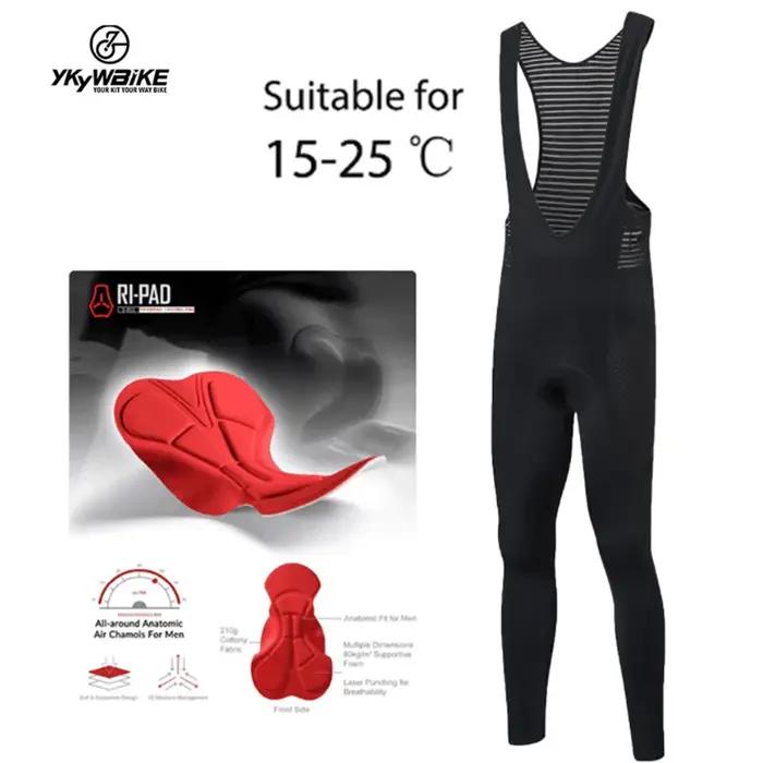 Pantalon de cyclisme homme YKYWBIKE en polyester et lycra pour randonnées et courses de cyclisme occassions spéciales