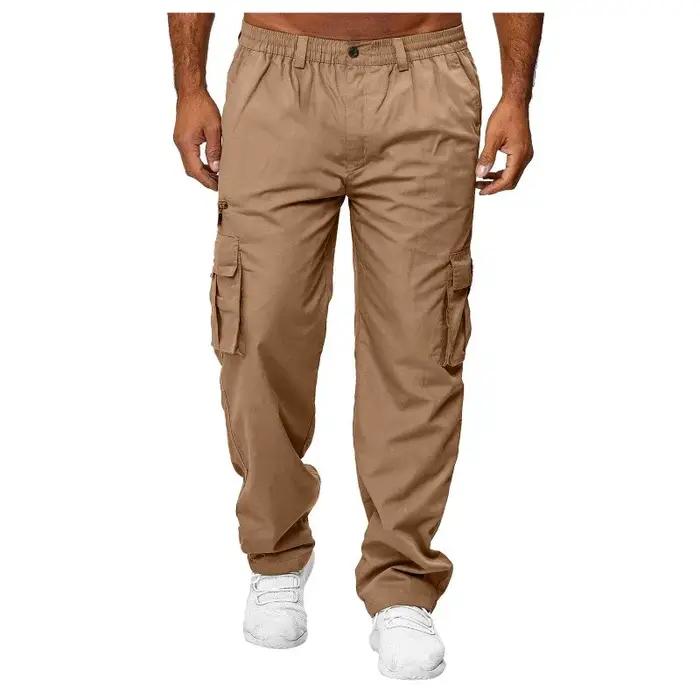 Pantalon de travail élastique homme multi-poches outdoor polyvalent chasse quotidienne