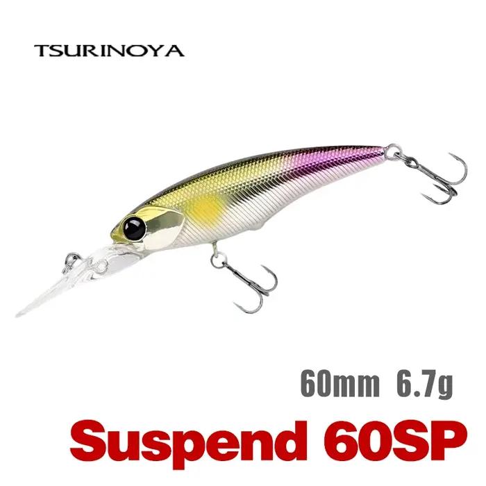 Leurre de pêche Tsurinoya en miniature poisson plongeur suspendu pour brochet perche eau salée eau douce lac rivière pêche plage océanique