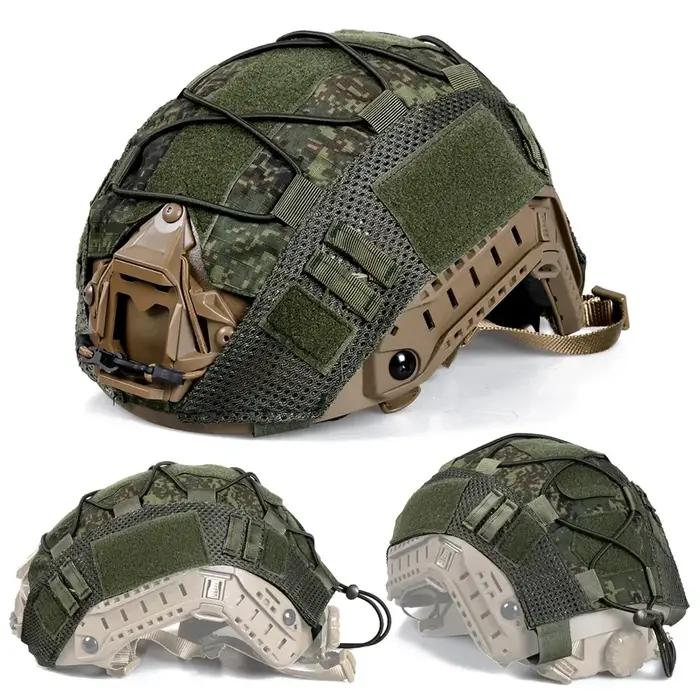  Housse de casque tactique pour casque rapide MH PJ BJ OPS-Core Airsoft Paintball housse de casque