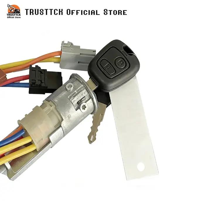 252121 Interrupteur d'allumage avec antivol pour PEUGEOT 106 405 4162-92 6P 4162.92 416292
