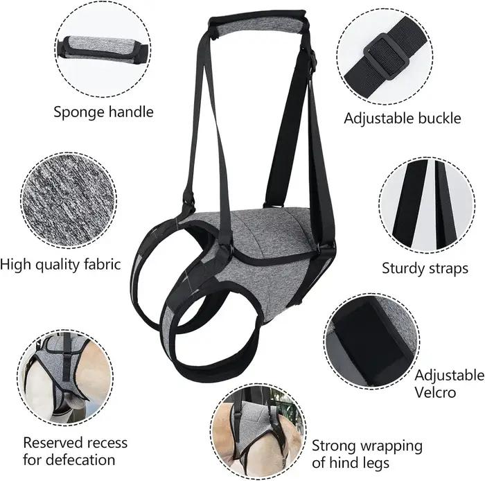 Sangle de Jambe de Chien Pour Invalidité Couverture Abdominale Solide Aide à la Marche Postopératoire Convalescence Assistance Post-Chirurgicale Occasions Spéciales