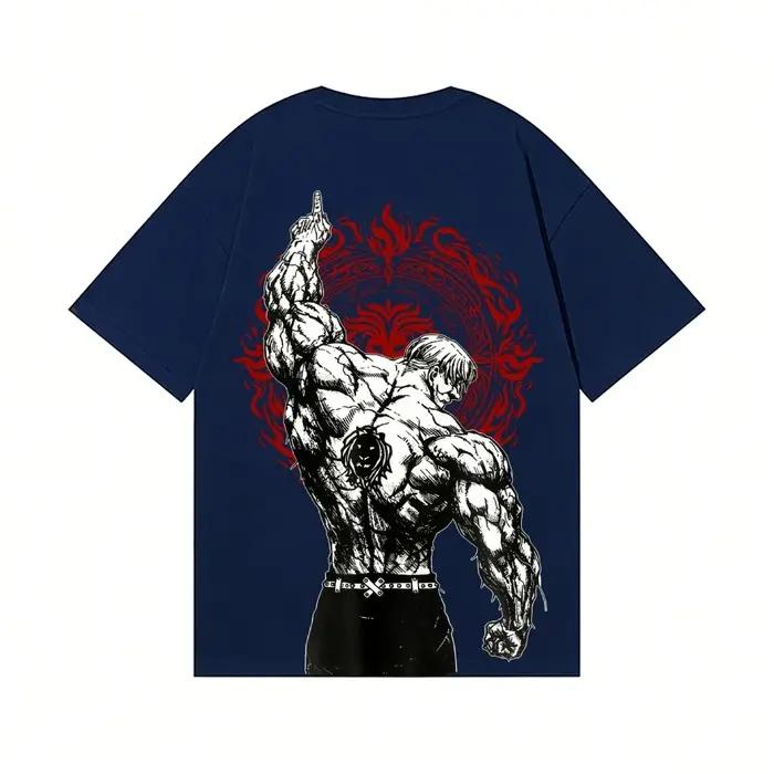 T-shirt Anime Lion's Sin of Pride Escanor – Vêtements Streetwear Homme et Femme de Haute Qualité – N