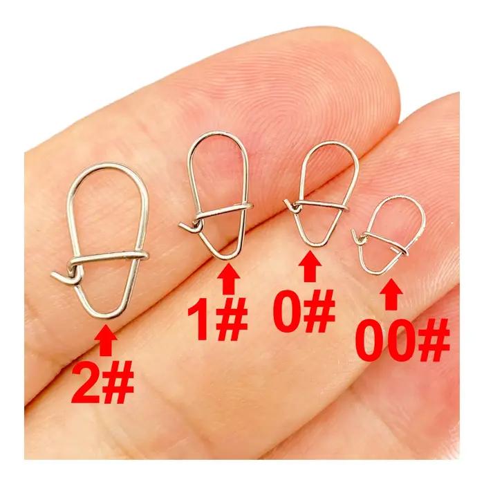 Broche Luya en forme de gourde en acier inoxydable 304, 50 pièces, broche d'amélioration de la pêche