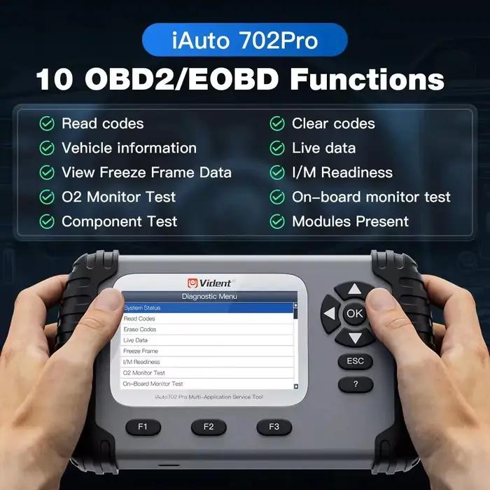 Scanner de voiture iAuto702 Pro OBDII