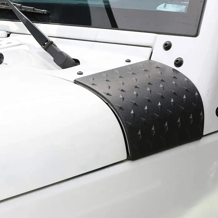 Autocollant de protection de capot de voiture pour Jeep Wrangler JK, pare-balles, pilier A, housse d