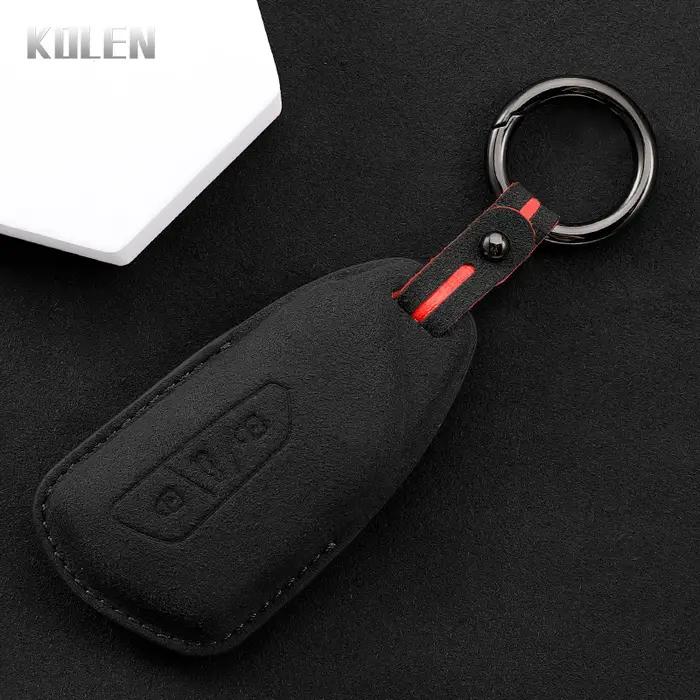 Coque en cuir pour clé de voiture à distance, coque de protection, Volkswagen VW Golf 8 MK8 ID-4 ID-
