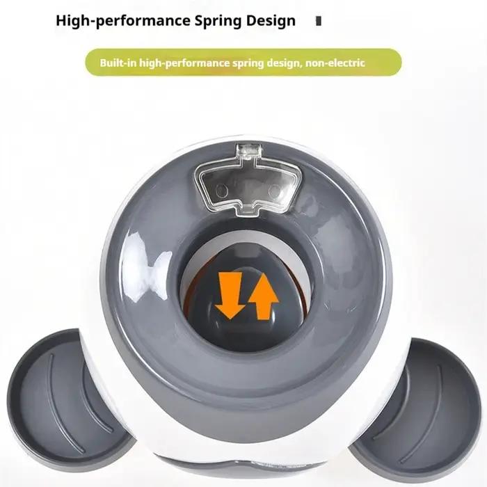 Lanceur de balles intelligent pour chiens avec distributeur de friandises, machine à récompenses alimentaires et balles de tennis pour petits chiens occasionnellement amusantes et instructives