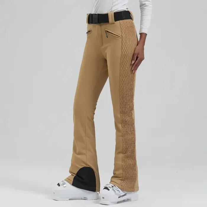 Pantalons de Ski femmes Sport Ski ensemble coupe-vent imperméable vêtements de neige montagne mince Snowboard porter en