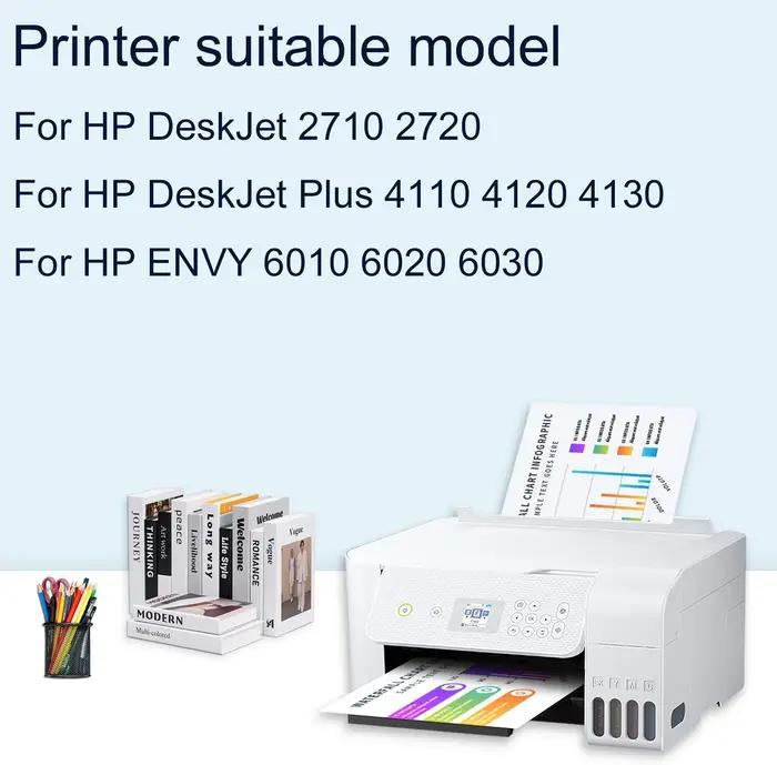 Cartouche d'encre Vilaxh 305XL pour imprimante HP 305 XL Envy 6020 6022 6030 6032 DeskJet 2710 2730 2720 4110 4120 4130 4134 2320