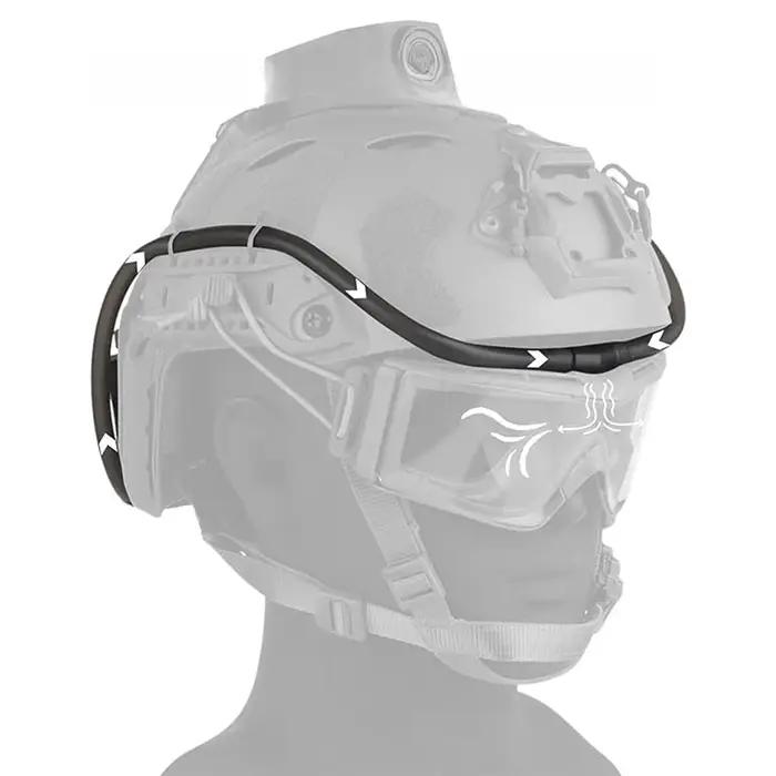 Kit anti-buée pour lunettes de chasse - Ventilateur ajustable - Élimination buée rapide chasse hiver